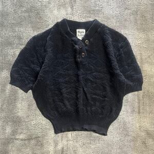 Paddle saddle knit crop top